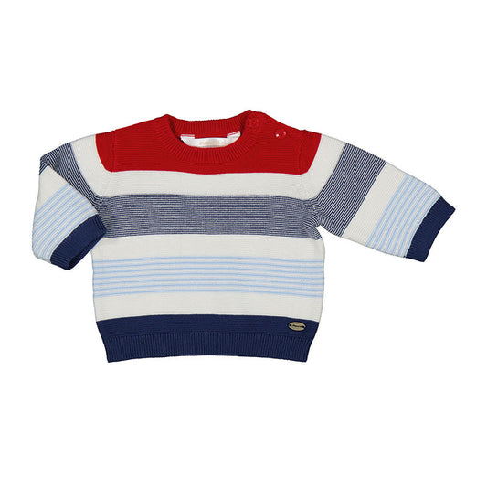 Red, White and Blue Stripe Sweater