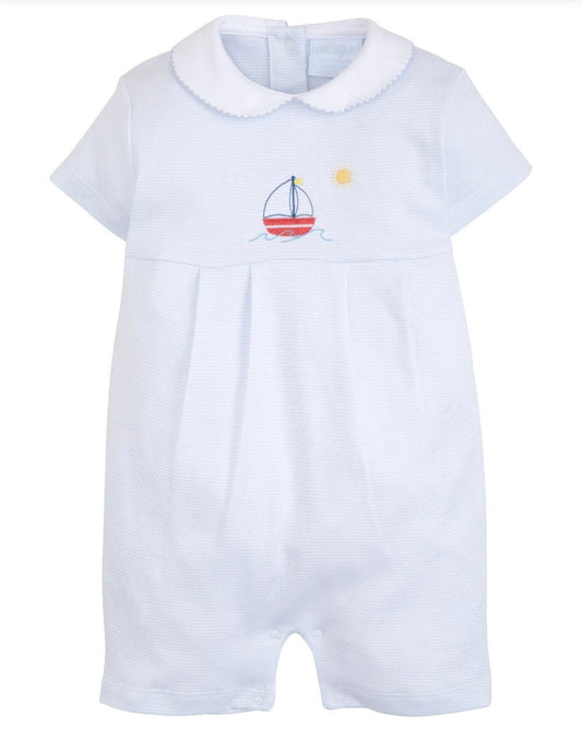 Ream Romper- Sailboats