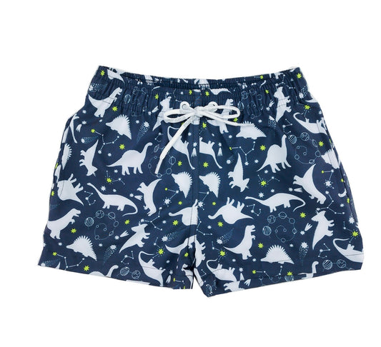 Dino in the Sky Boys Swim Trunks