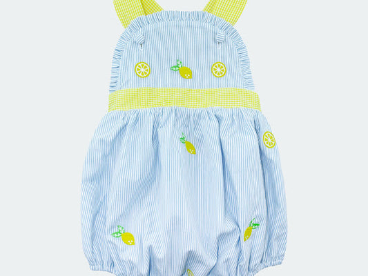 Bibbie Embroidered Lemon Bubble