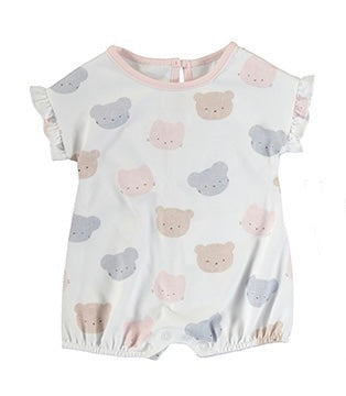 Bear & Kitty Printed Short Romper