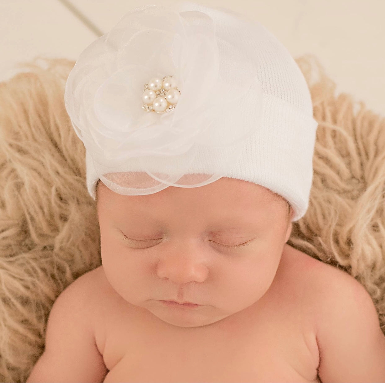 Charlize Newborn Hospital Beanie Hat