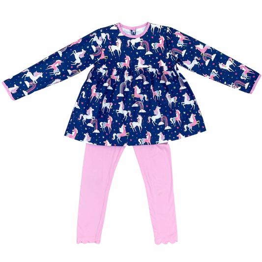 Greta legging Set Unicorns by James and Lottie