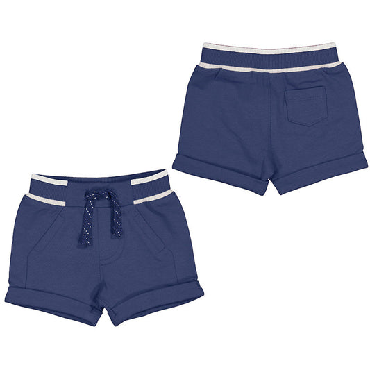 Indigo Blue Fleece Shorts