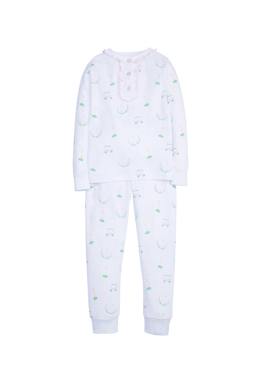 Girls Printed Jammies-Golf by Little English