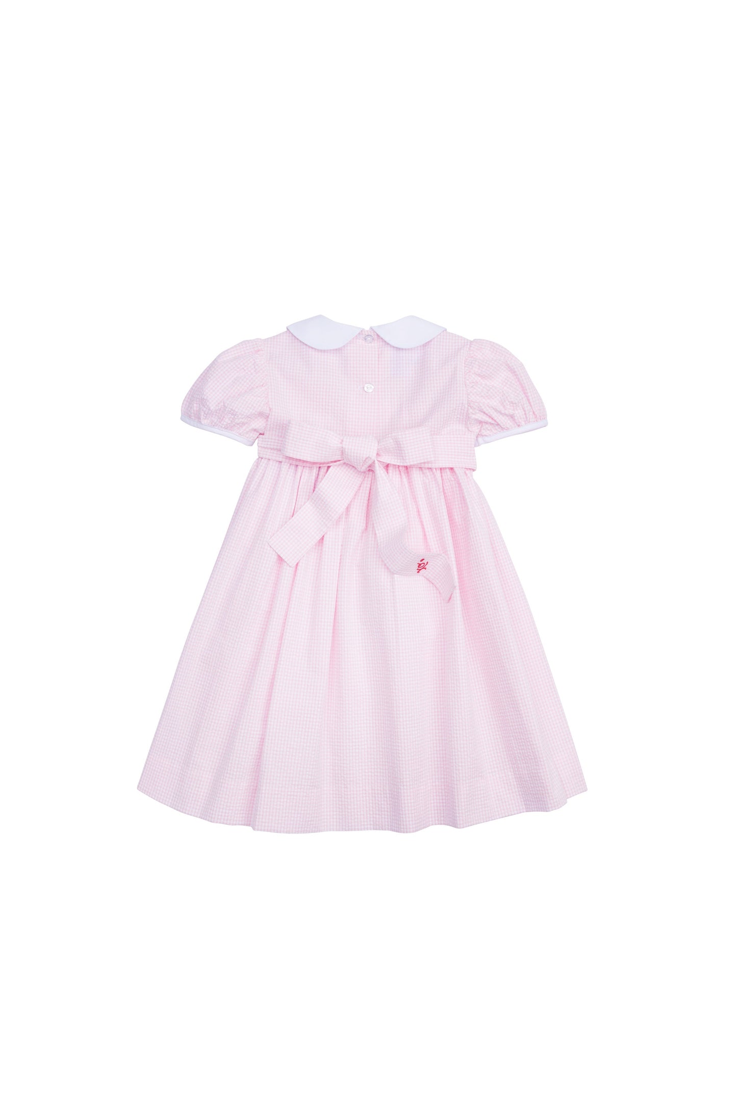 Hearts Smocked Peter Pan Dress by Little English
