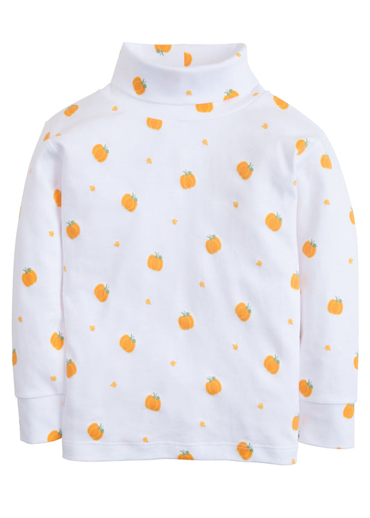 Pumpkin Printed Turtleneck by Little English