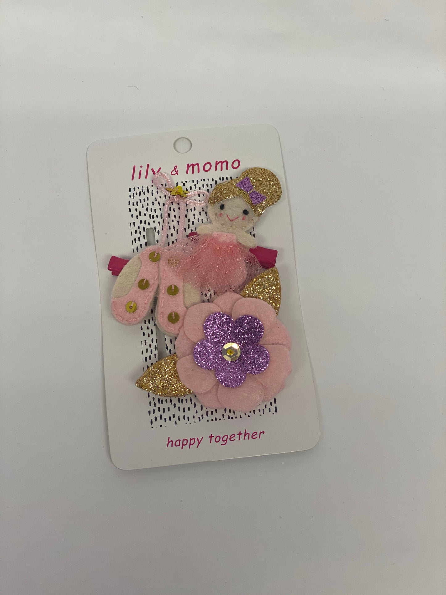 Ballerina Trio Hair Clips