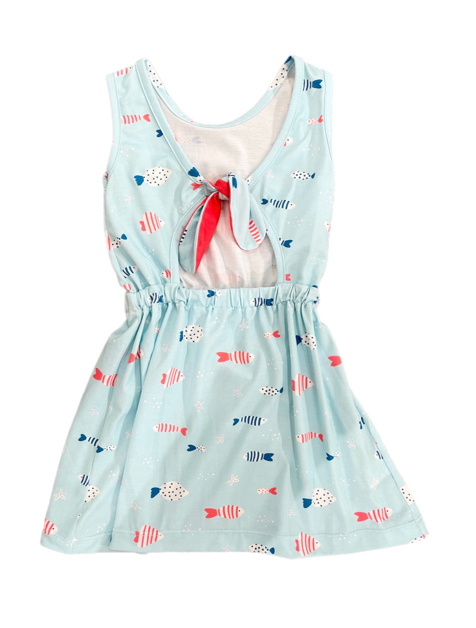 Kristen Knot Fish Dress by James and Lottie