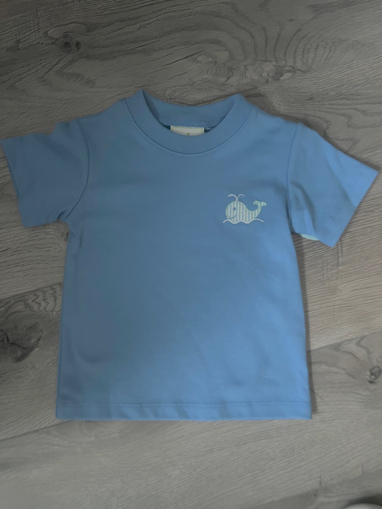 Whale Periwinkle Harry Tee by Zuccini Kids