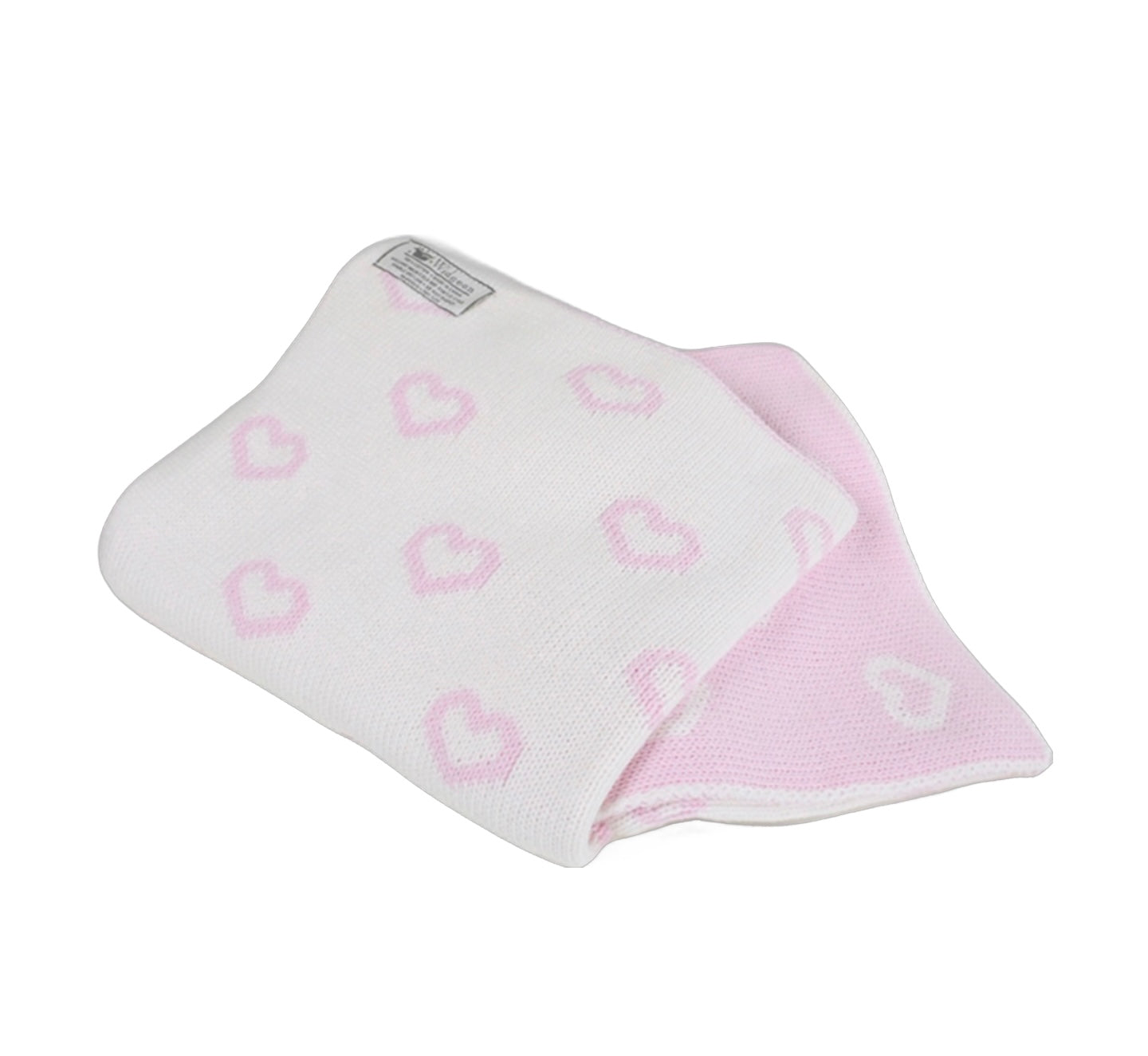 Heart Knit Blanket by Widgeon