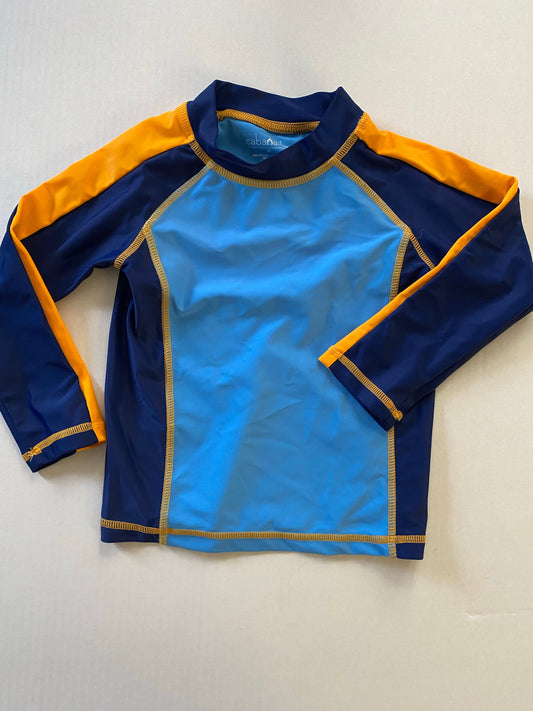 Blue and Orange long sleeve Rashguard