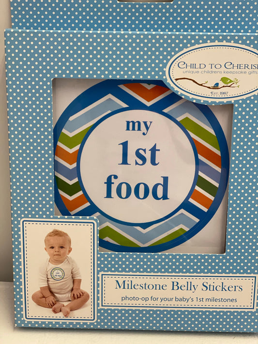 Milestone Moments Belly Stickers -boy