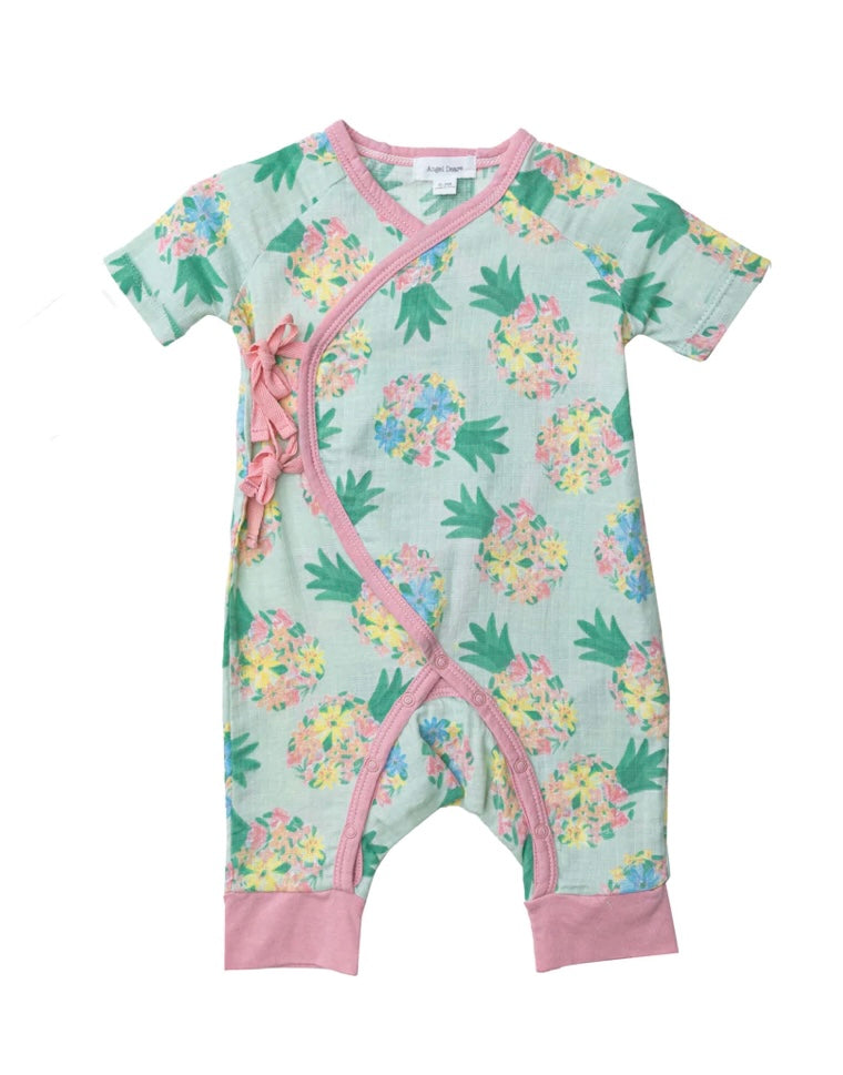 Pretty Pineapples Wrap Coverall