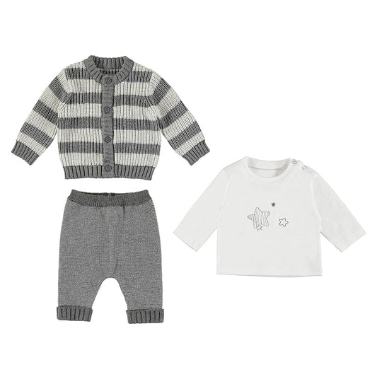 3pc Knit Cardigan Set