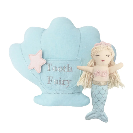 Tooth Fairy Pillow & Doll Set-Mimi Mermaid