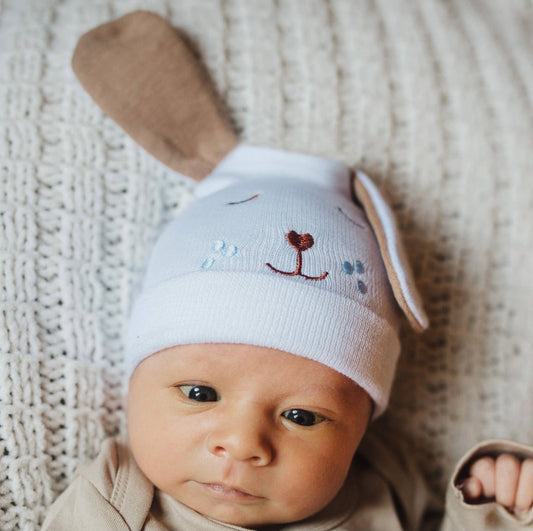 Puppy Dog Newborn Hospital Hat