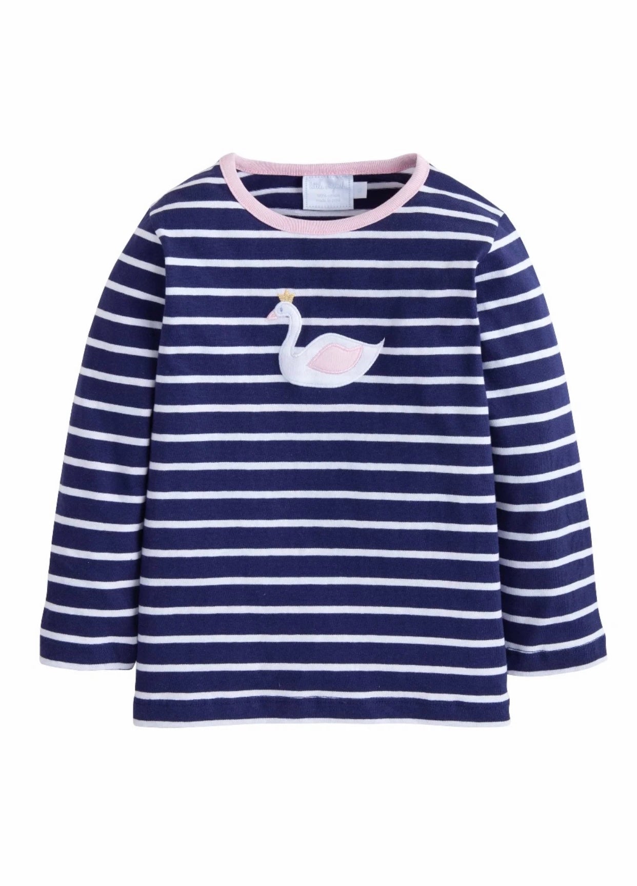 Appliqué Tee Shirt-Swan