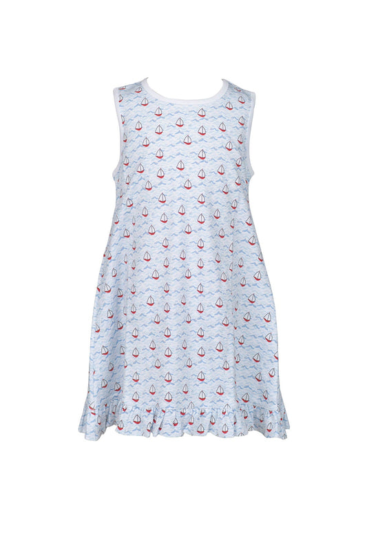 Nautical Sleeveless Dress by the Proper Peony