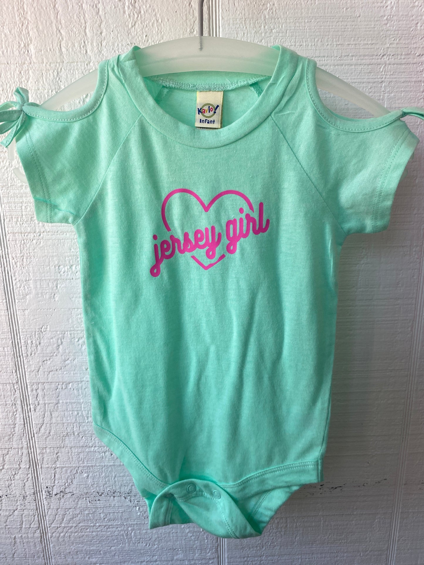 Jersey Girl Cold shoulder onesie