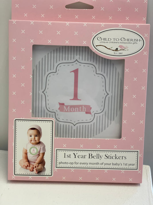 Monthly Milestone Belly Sticker-girl