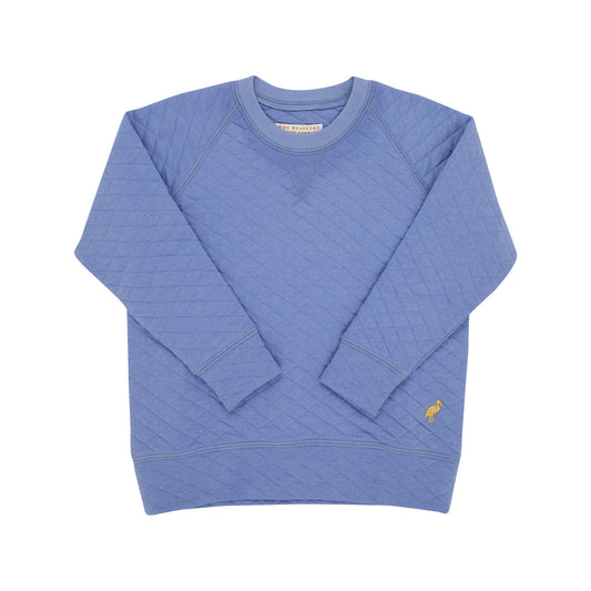 Beaufort Bonnet Park city Periwinkle Quilted Cassidy Crewneck