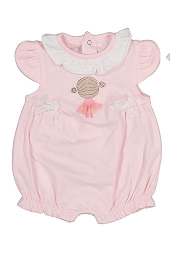 Pink Ballerina Short Romper
