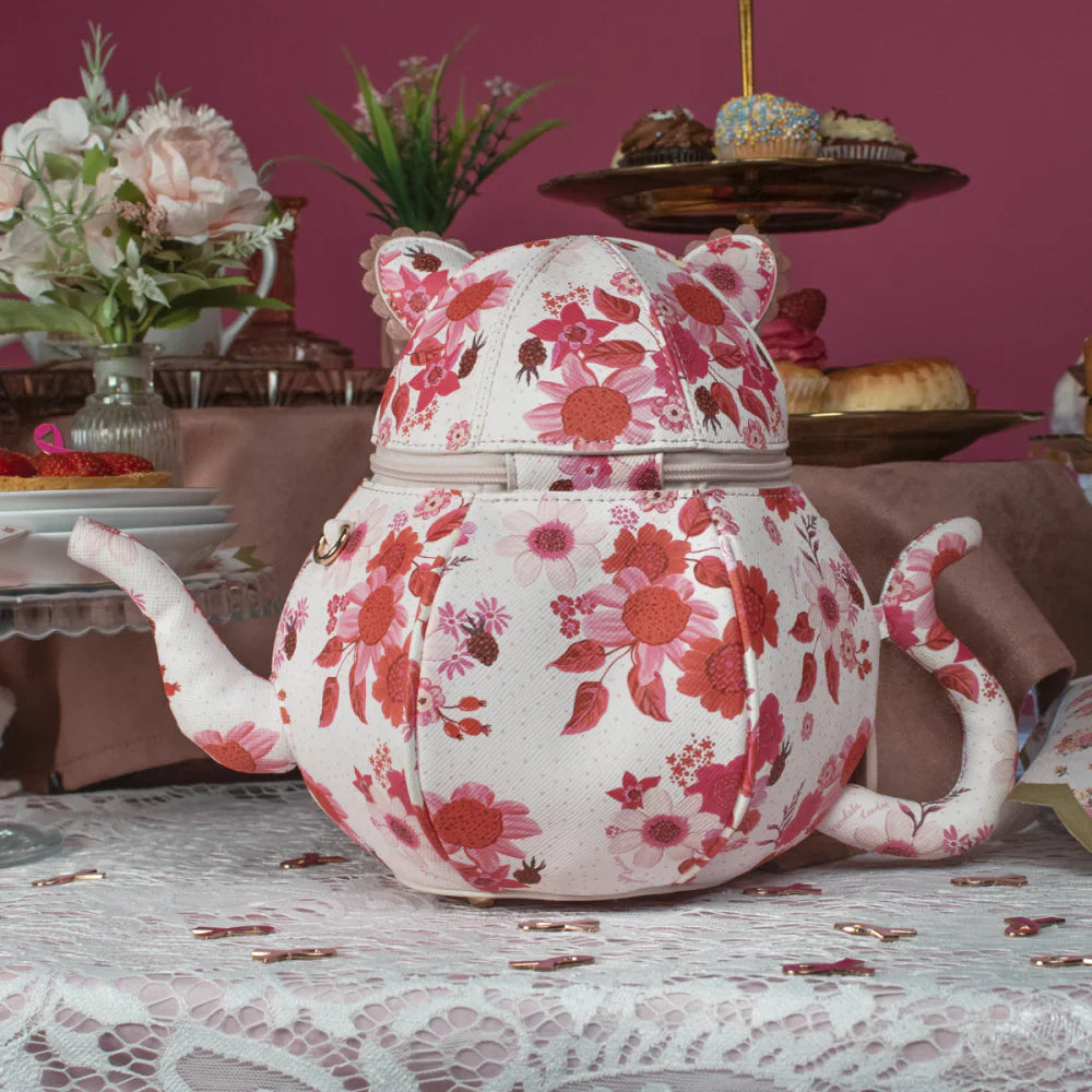 Perfectly Pink Afternoon Tea Bus - Kitty Teapot