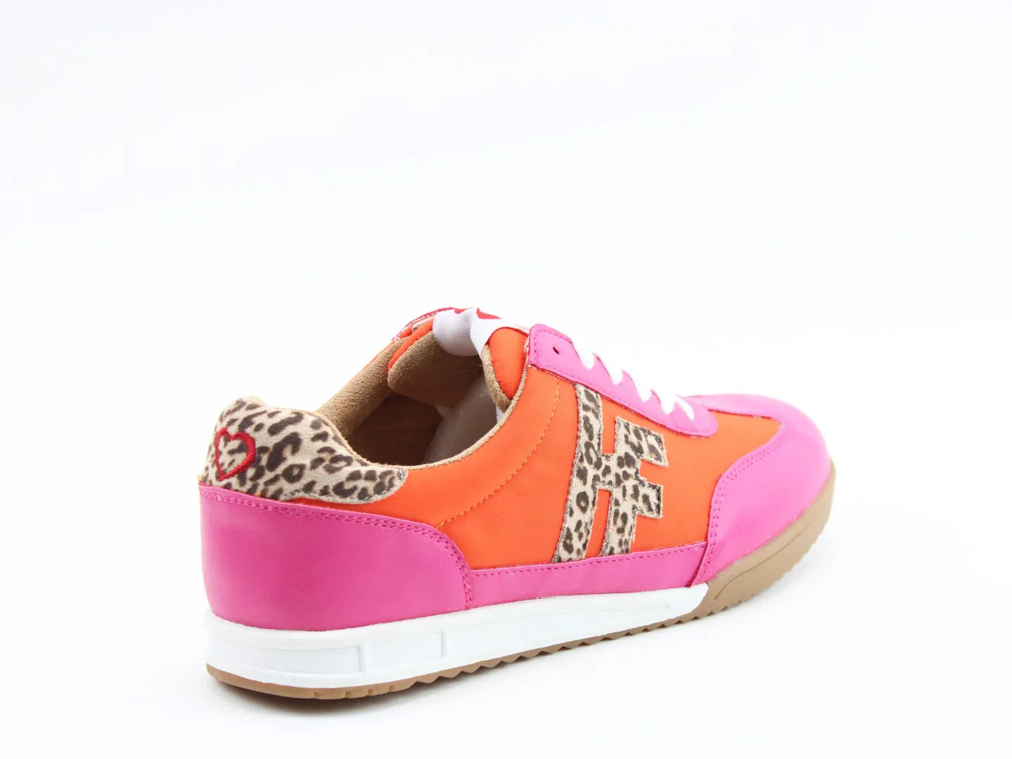 Bevan Trainers - Fuchsia/Orange
